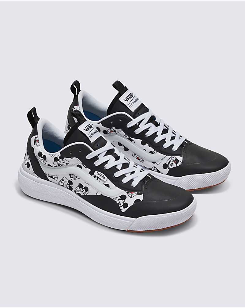 Vans Customs Mickey UltraRange EXO Shoe Men Casual Shoes Black / White | AV1-5691