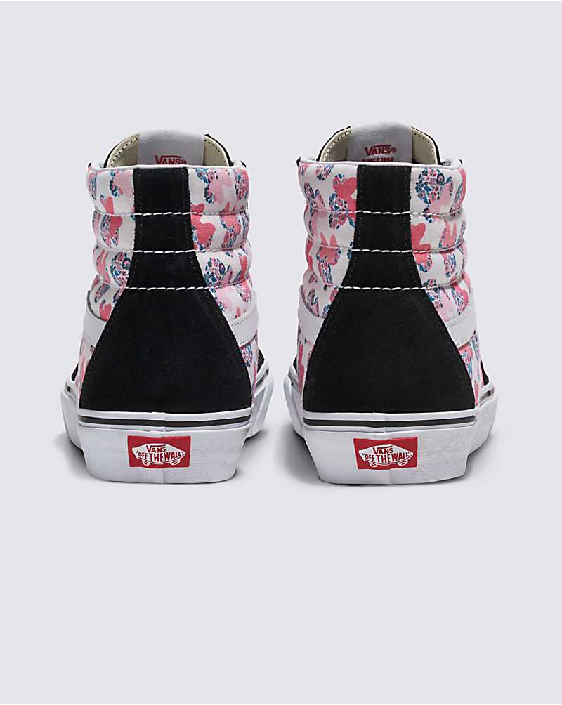 Vans Customs Minnie SK8-Hi Shoe Women High Top Sneakers Black / Multicolor | VB1-4348