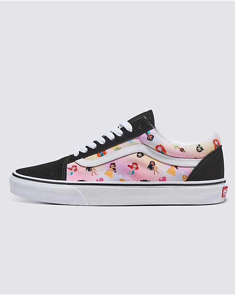 Vans Customs Princess Old Skool Shoe Women Sneakers Pink / Multicolor / Black | QU1-8816