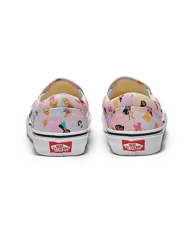 Vans Customs Princess Slip-On Shoe Women Slip On Shoes Pink / Multicolor | LY1-5939