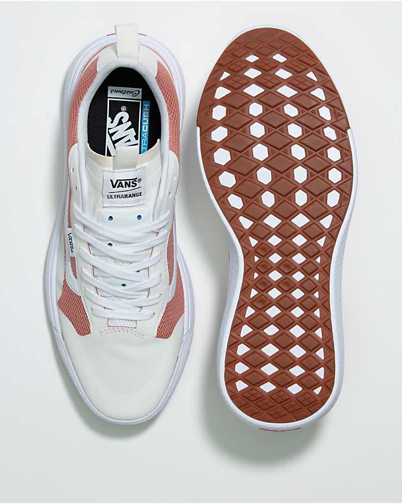 Vans Customs Rose Dawn UltraRange EXO Men Casual Shoes White / Coral | TD1-9699