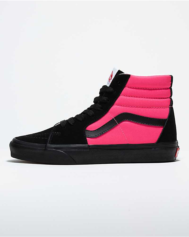 Vans Customs SK8-Hi Wide Women High Top Sneakers Pink | YG1-2316