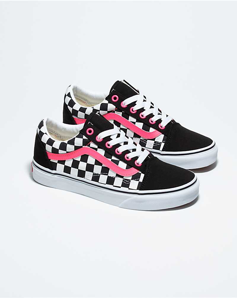 Vans Customs Sidestripe Old Skool Wide Women Sneakers Pink | PM1-9976