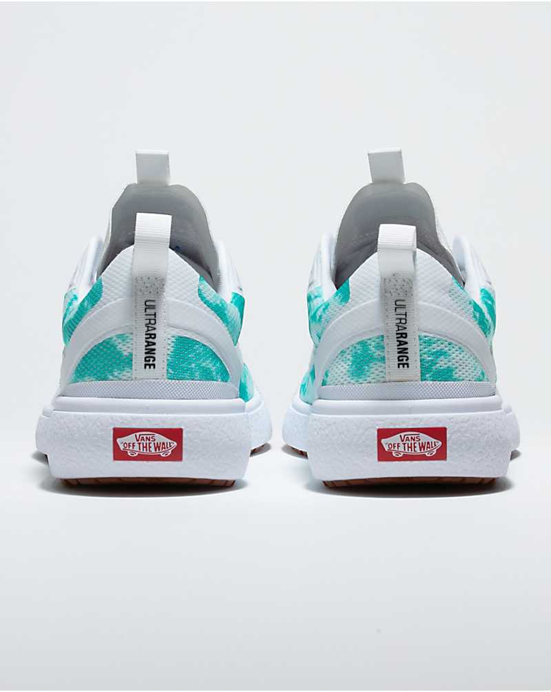 Vans Customs Teal Acid Wash UltraRange EXO Women Casual Shoes White / Green | ZE1-3760