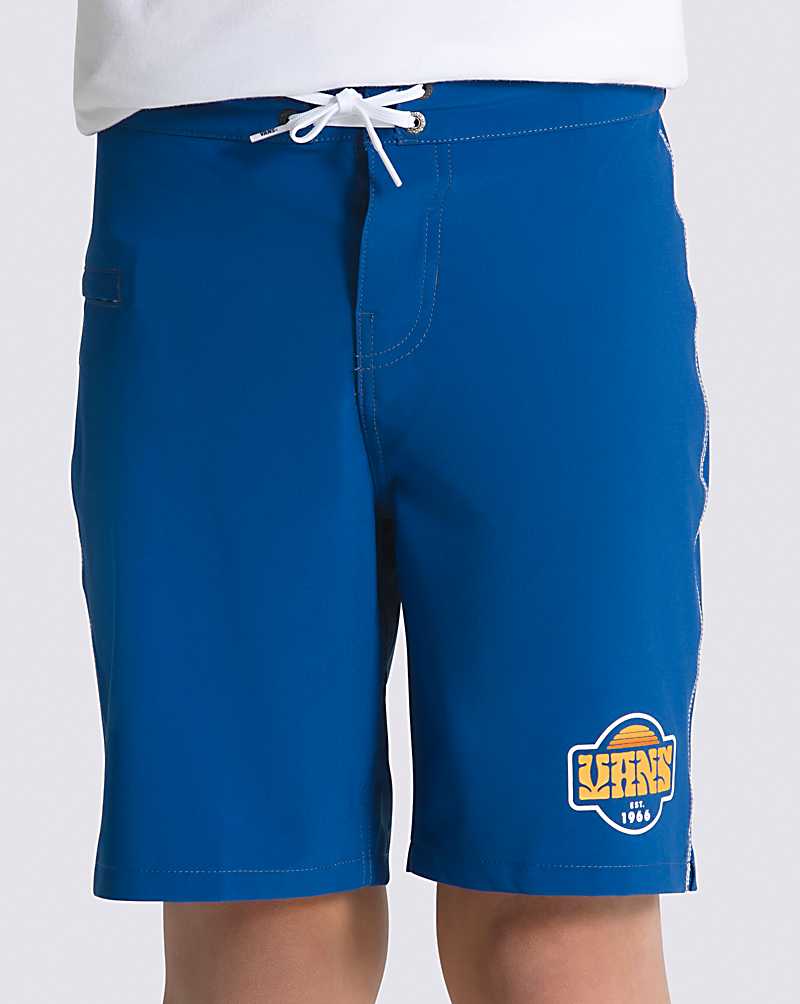 Vans Daily Solid Kids' Boardshorts Blue | YB1-5070