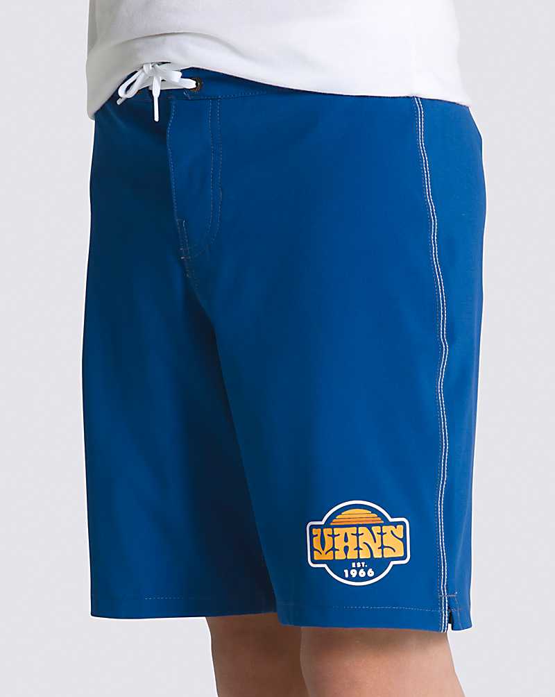 Vans Daily Solid Kids' Boardshorts Blue | YB1-5070