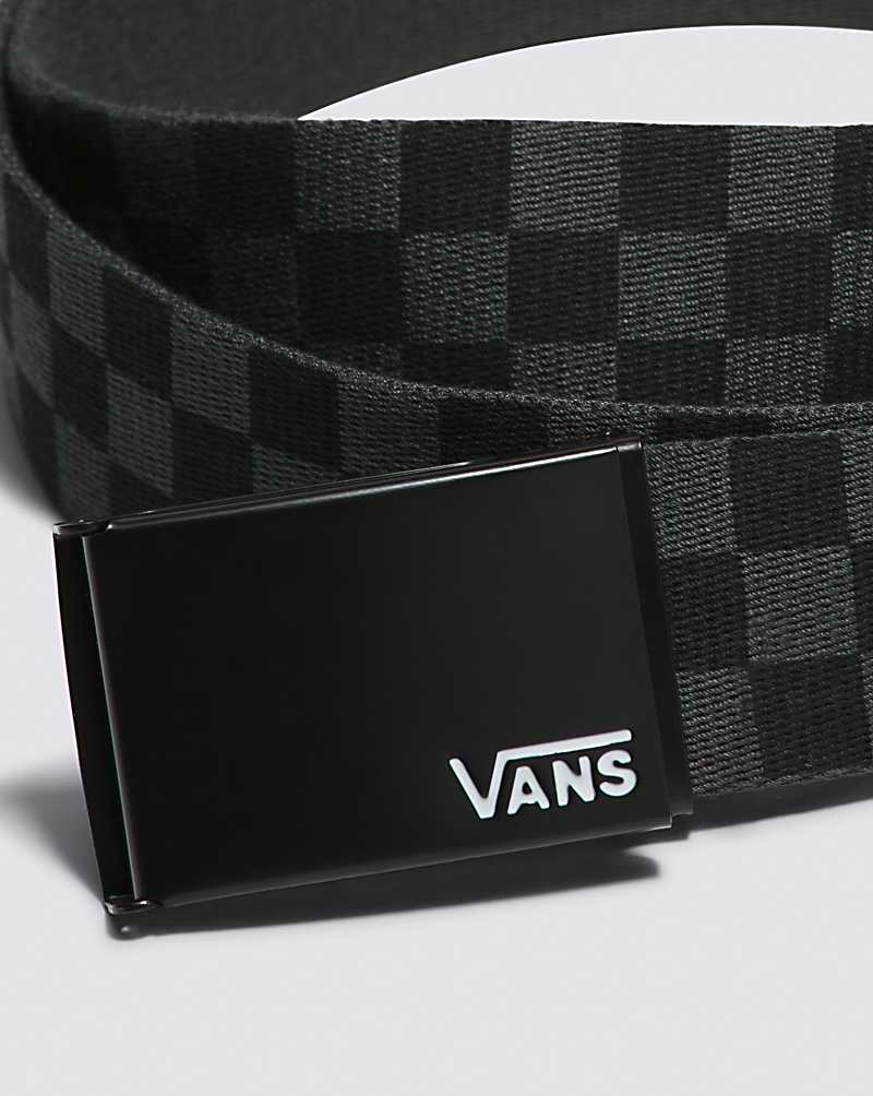 Vans Deppster Web Men Belts Black / Charcoal | HM1-8232