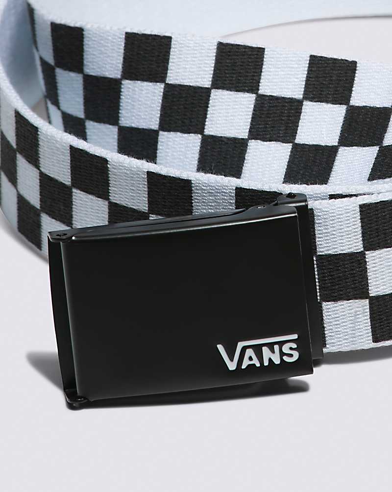 Vans Deppster Web Men Belts Black / White | XA1-5171