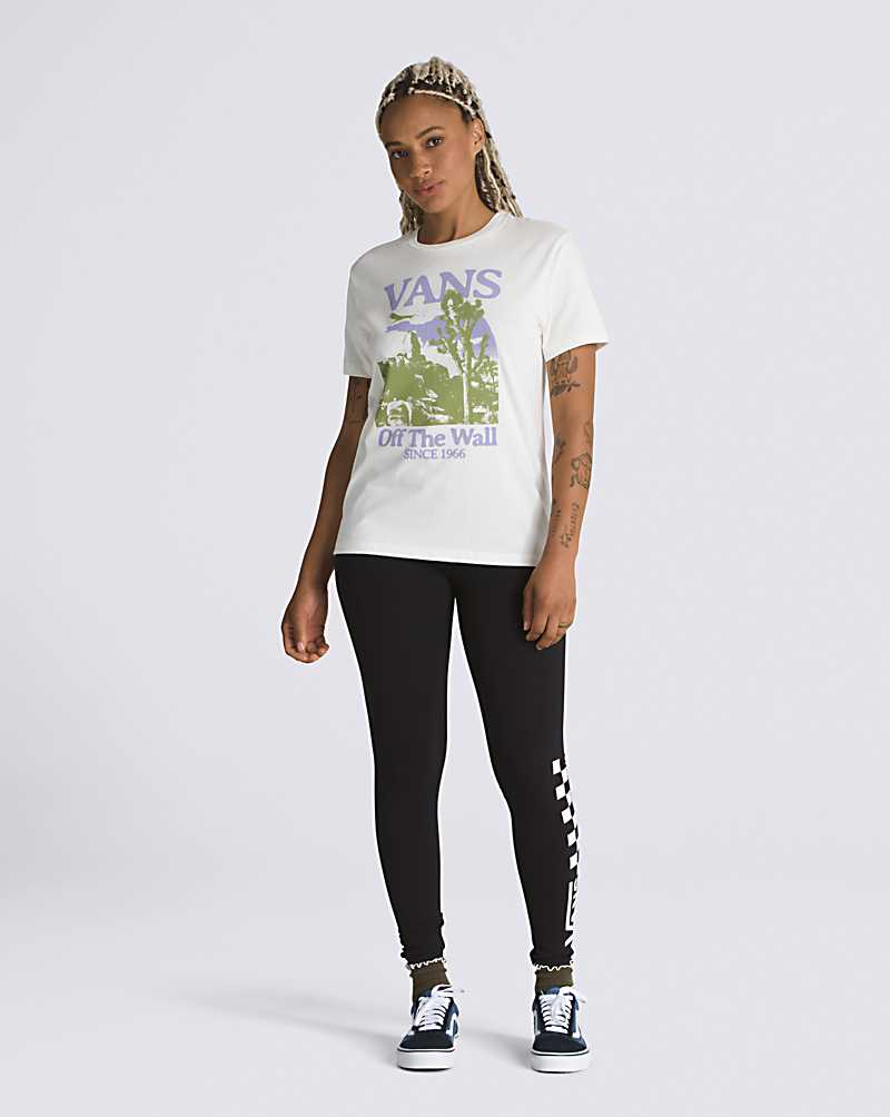 Vans Desert Wasteland Boyfriend Women T Shirts White | LU1-7600