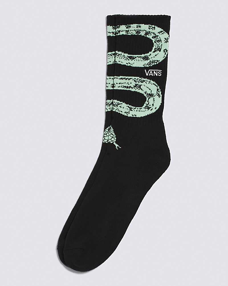 Vans Digital Dementia Crew Men Socks Black | EL1-5031