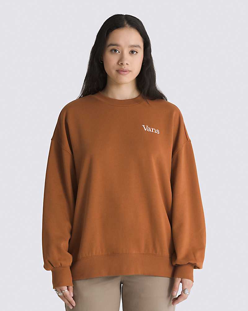 Vans Dreamstate Slouchy Crew Women Sweatshirts Mocha | LM1-5176