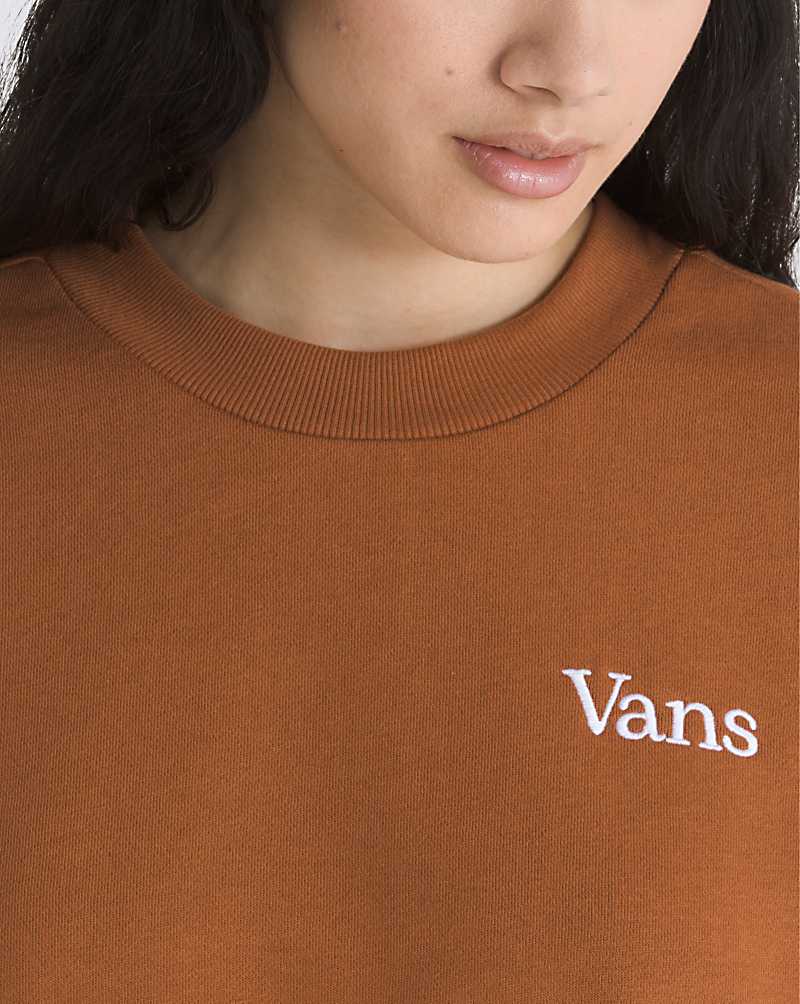 Vans Dreamstate Slouchy Crew Women Sweatshirts Mocha | LM1-5176