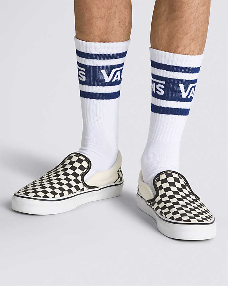 Vans Drop V Crew Men Socks Blue | AE1-1713