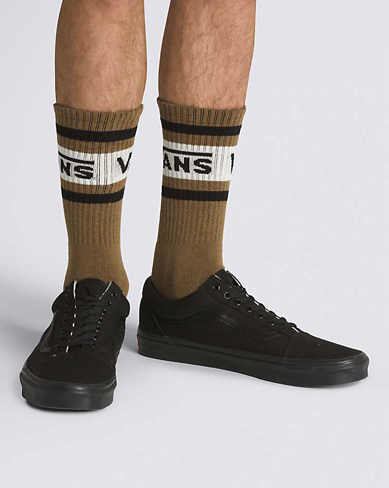 Vans Drop V Crew Men Socks Olive | JB1-1052