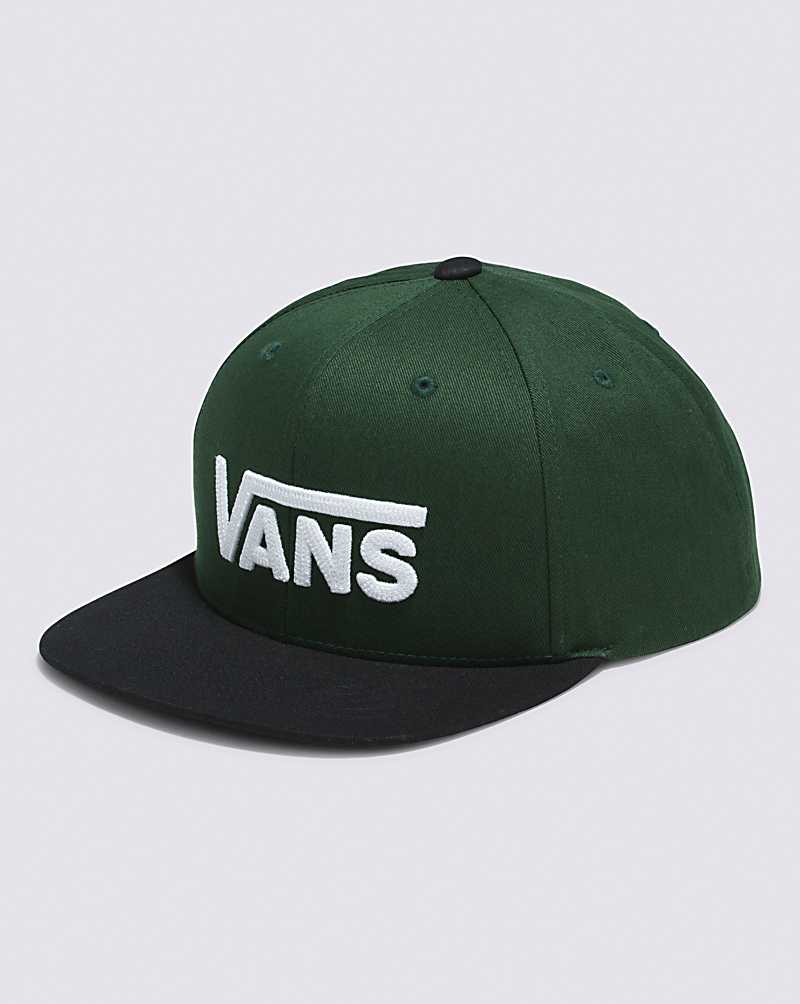 Vans Drop V Snapback Kids\' Hats Green | GE1-2555