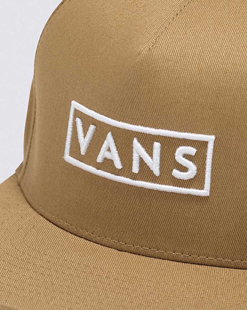 Vans Easy Box Snapback Men Hats Yellow | MB1-1905