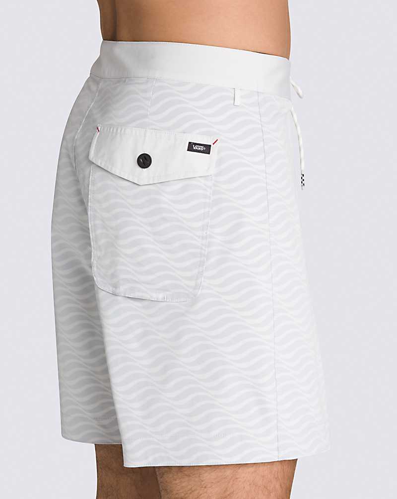 Vans Ever-Ride Future Currents Men Boardshorts White | VQ1-6747