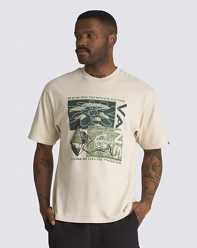 Vans Experiment 66 Men T Shirts Beige | RK1-6345