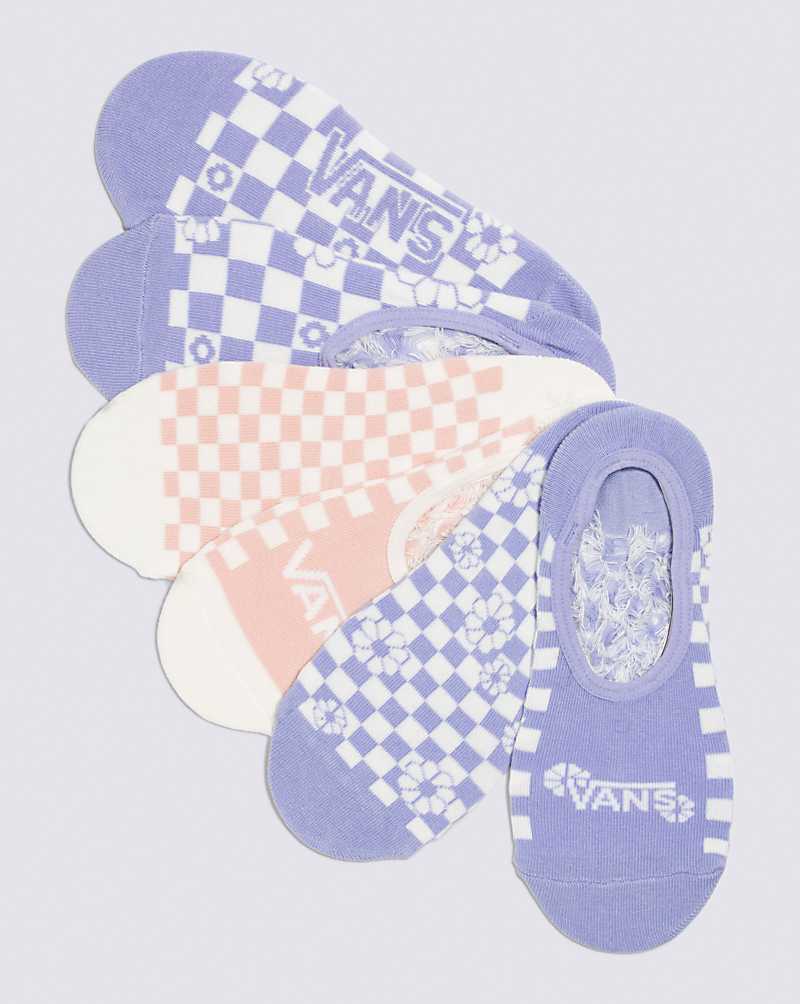 Vans Fairlands Canoodle 3-Pack Women Socks Purple | KB1-0050