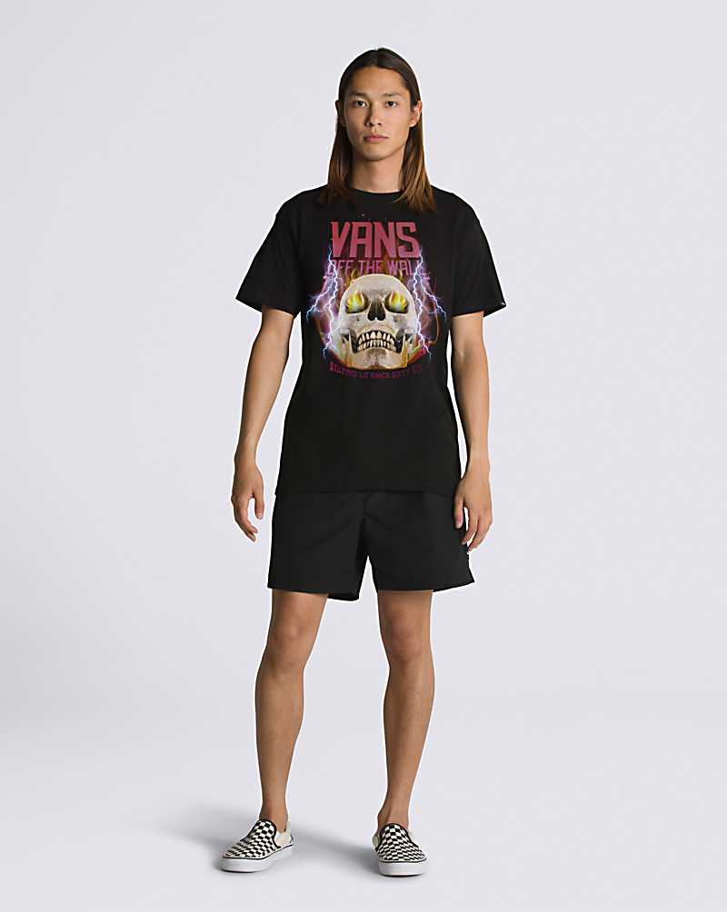 Vans Fever Men T Shirts Black | LN1-2239