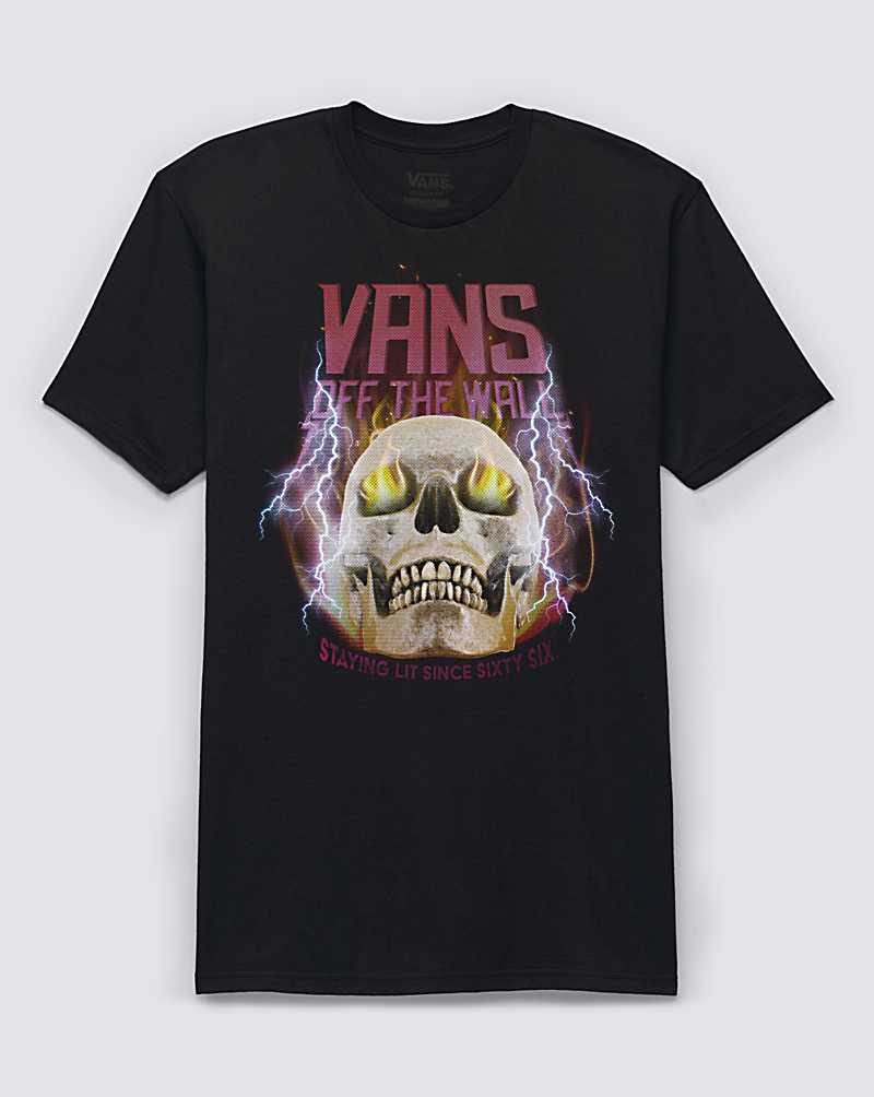 Vans Fever Men T Shirts Black | LN1-2239