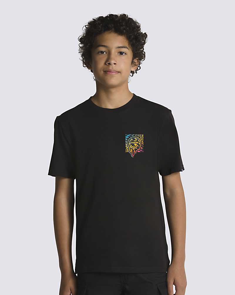 Vans Fluxed Kids' T Shirts Black | YZ1-4388