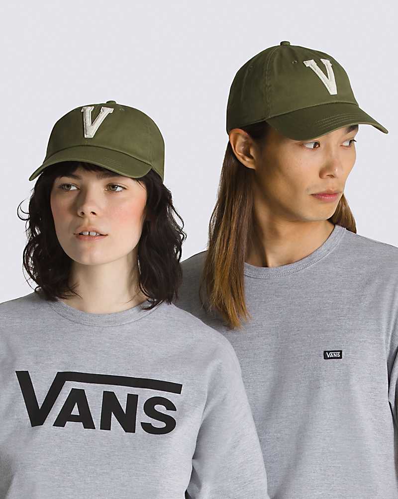 Vans Flying V Women Caps Green | OB1-3616