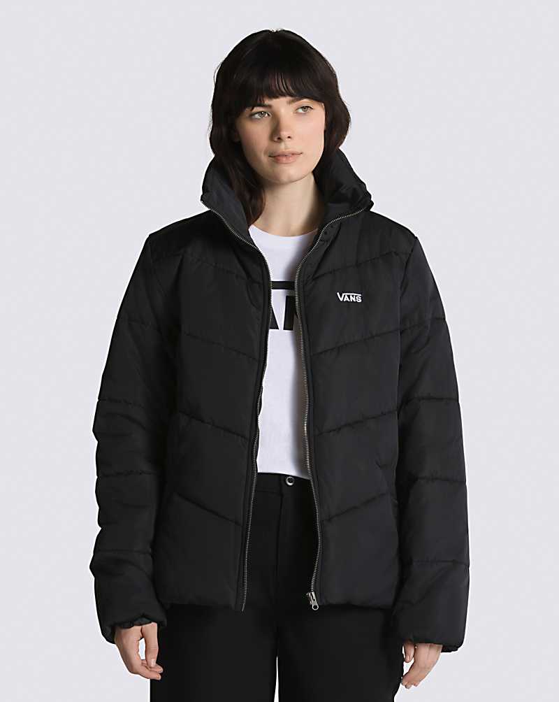 Vans Foundry Puffer MTE-1 Jacket Women Jackets Black | FR1-8712