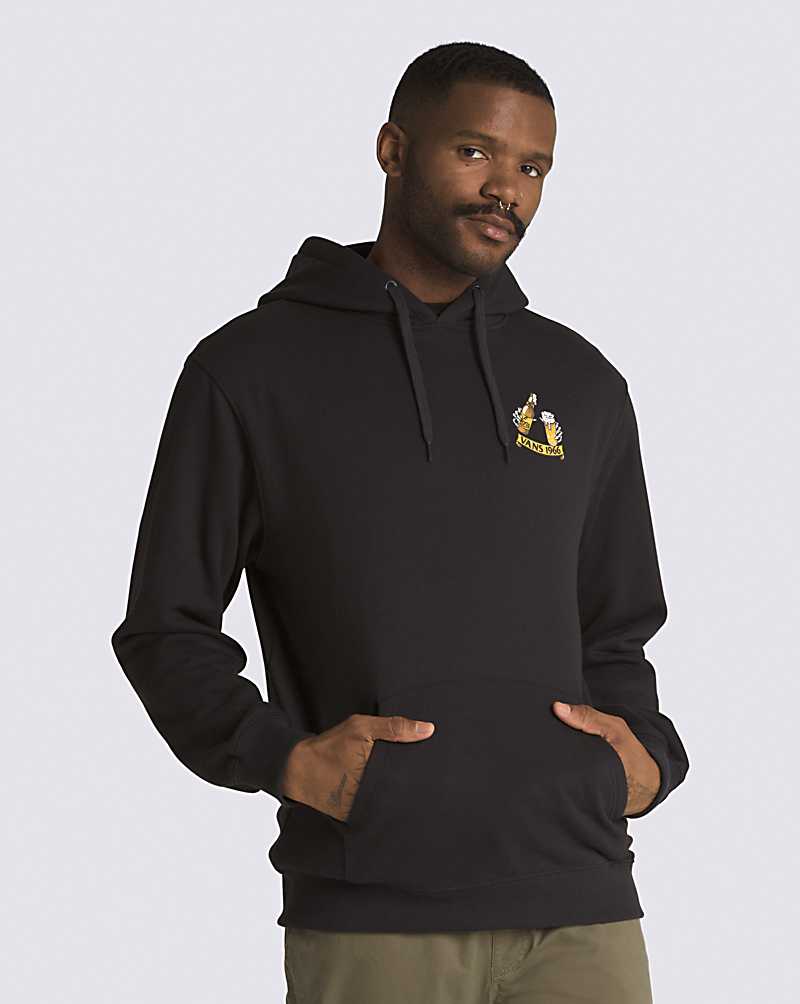 Vans Freezing Cold Pullover Men Hoodie Black | QQ1-8425