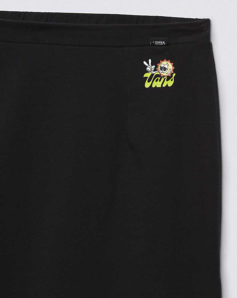 Vans Fruit Party High Waisted Women Skirts Black | SJ1-2069