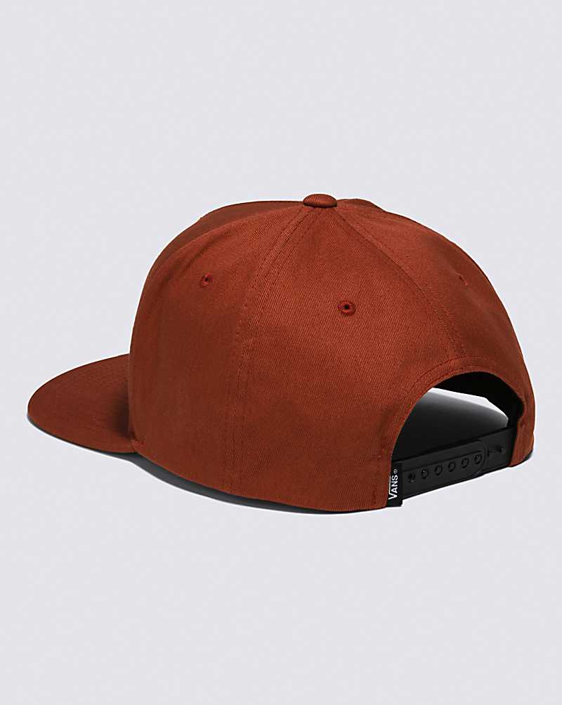 Vans Full Patch Snapback Men Hats Orange Red | DR1-2182