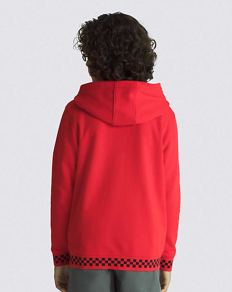 Vans Funhouse 100 Pullover Kids' Hoodie Red | PR1-1907