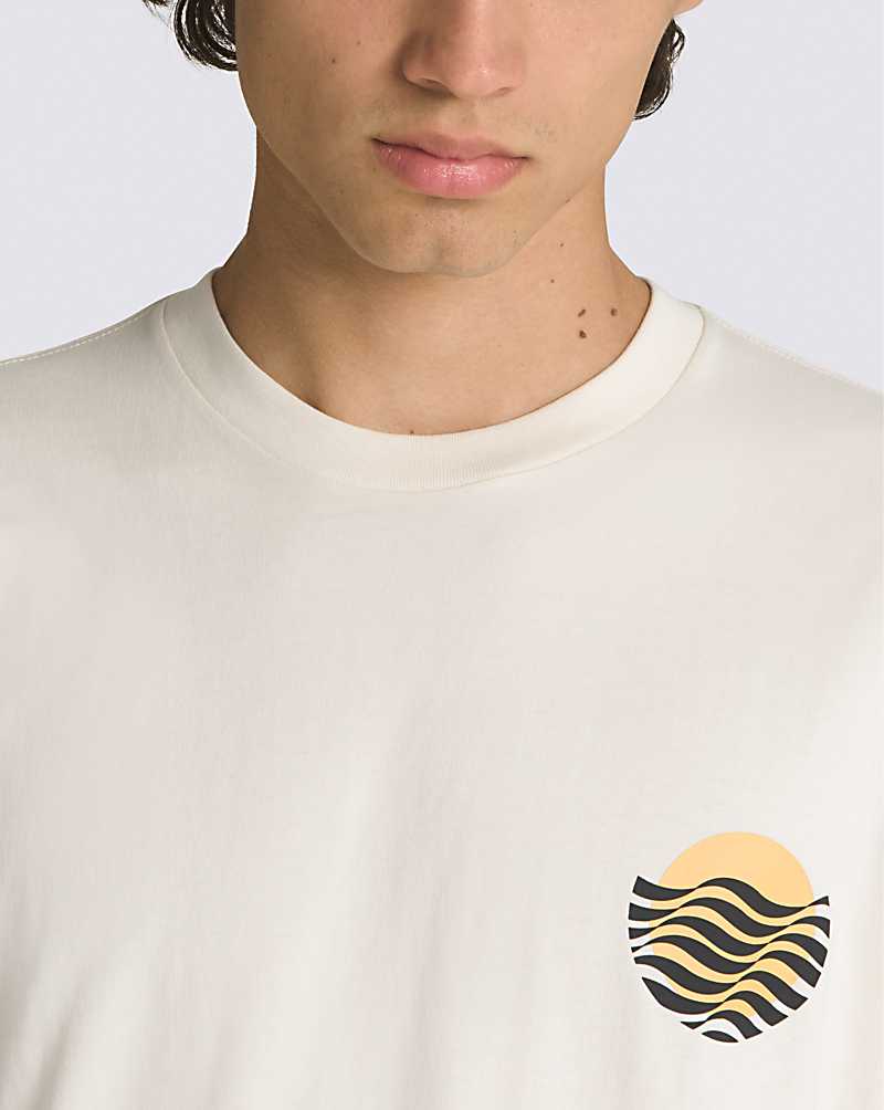 Vans Future Currents Men T Shirts White | CK1-4649