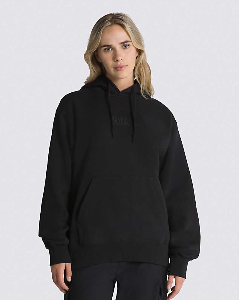 Vans Ghost Pullover Men Hoodie Black | YW1-7719