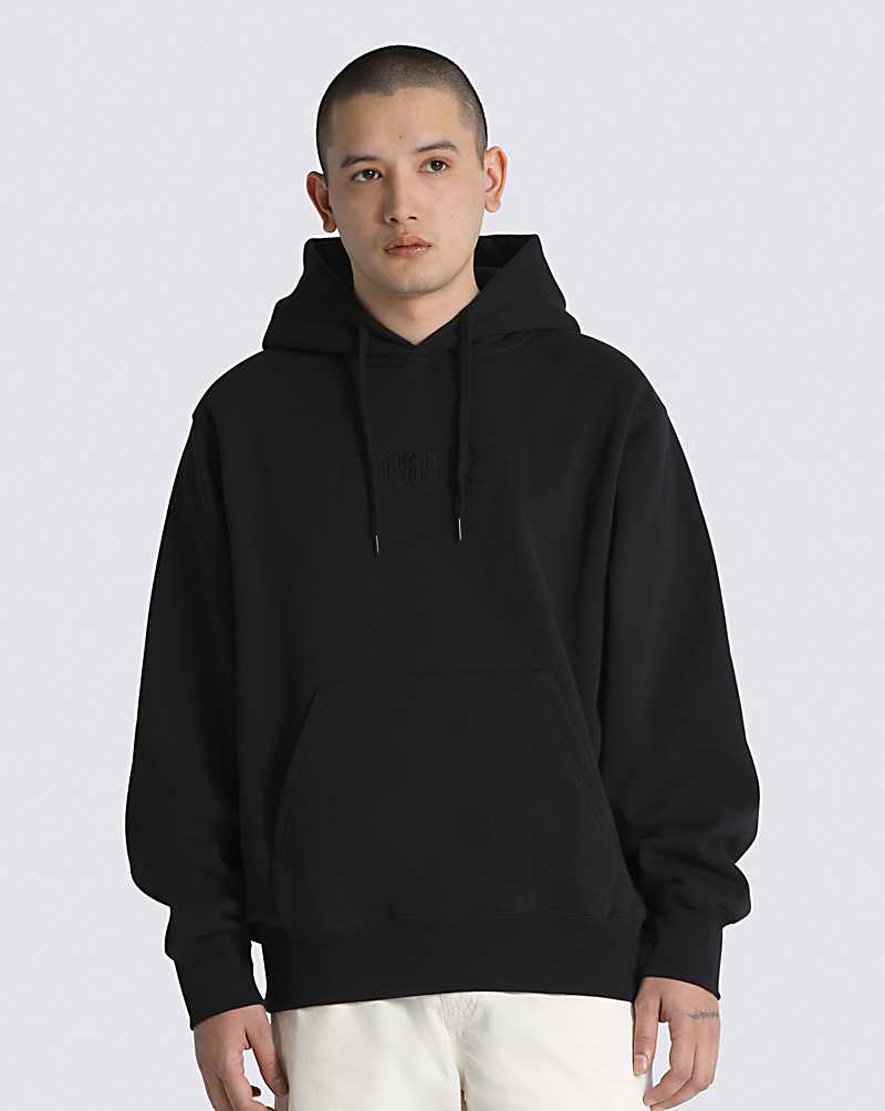 Vans Ghost Pullover Men Hoodie Black | YW1-7719