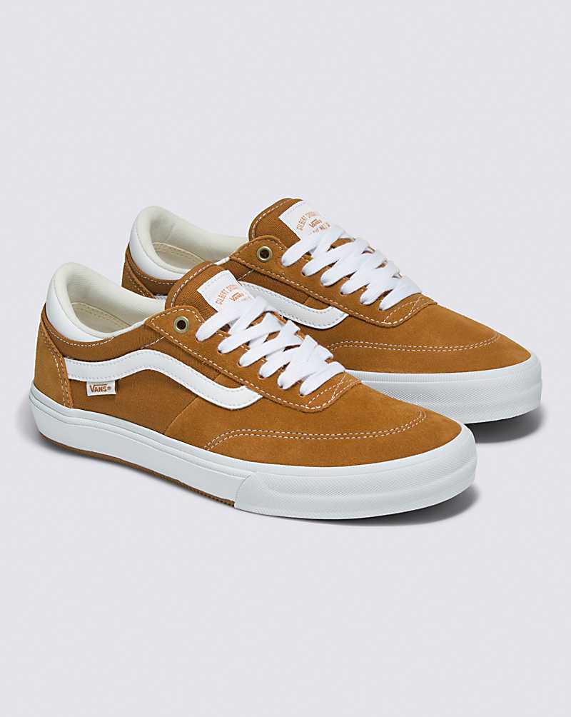 Vans Gilbert Crockett Men Sneakers Gold Brown | QI1-2010