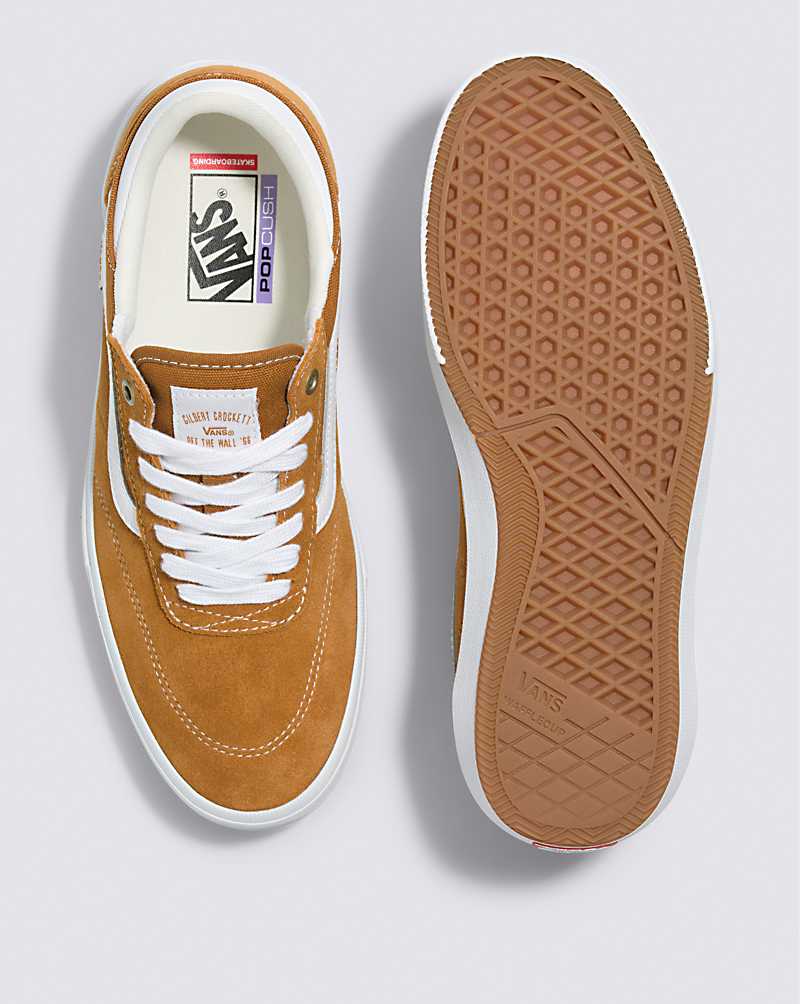 Vans Gilbert Crockett Men Sneakers Gold Brown | QI1-2010