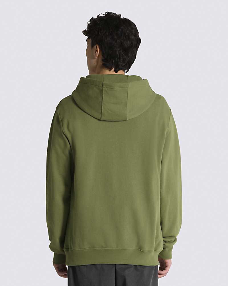 Vans Global Pullover Men Hoodie Olive | RJ1-3533