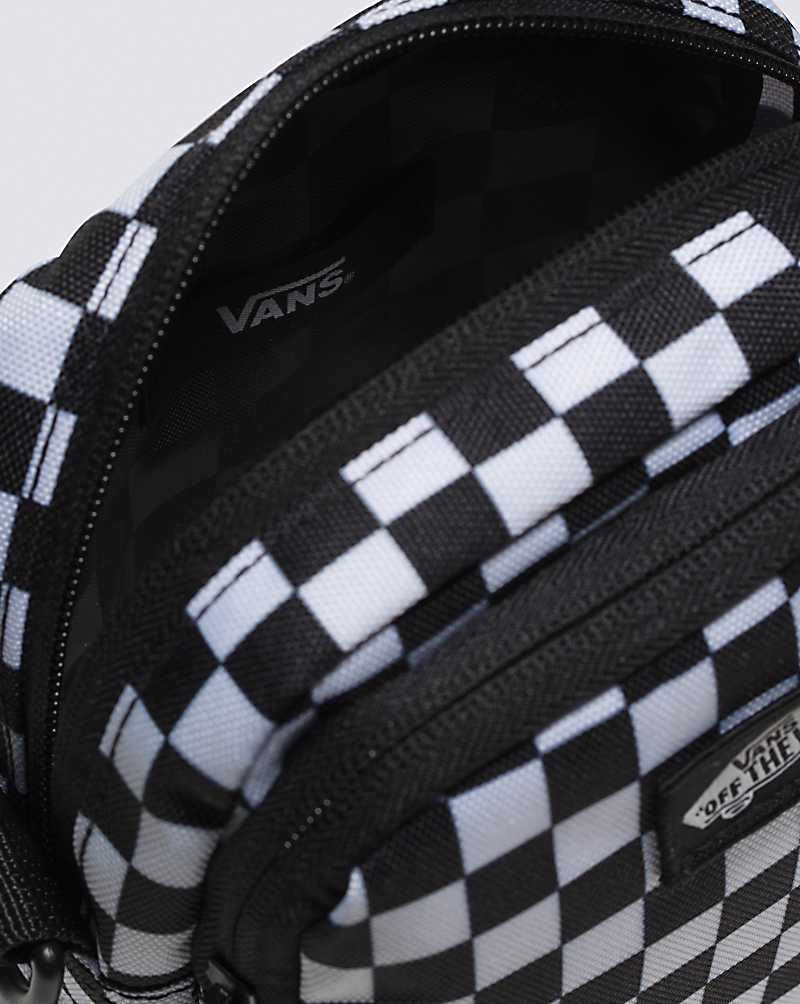 Vans Go Getter Crossbody Bag Kids' Bags Black / White | KE1-4022