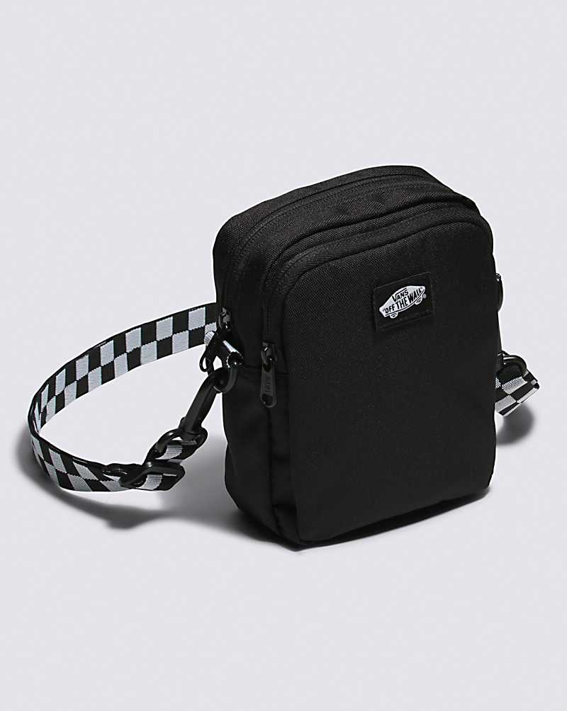 Vans Go Getter Crossbody Bag Kids\' Bags Black / White | JK1-7068