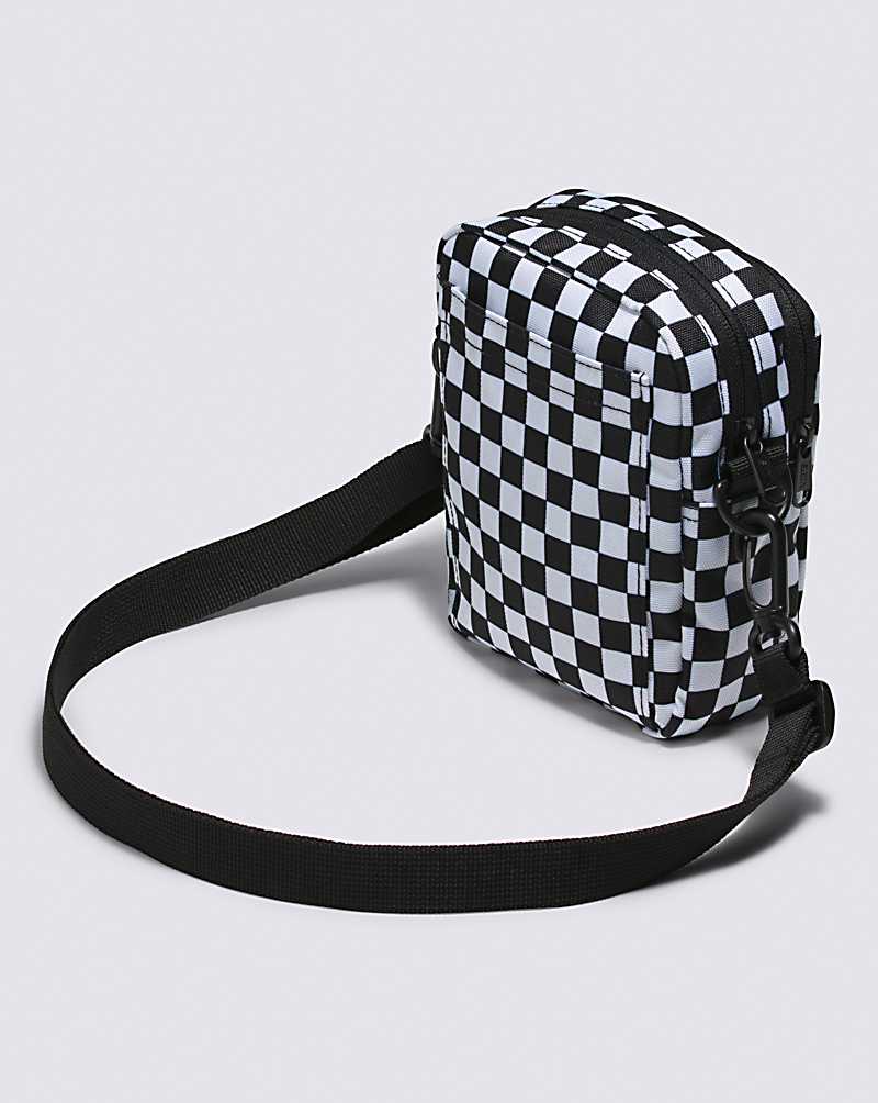 Vans Go Getter Crossbody Bag Men Bags Black / White | VY1-9222