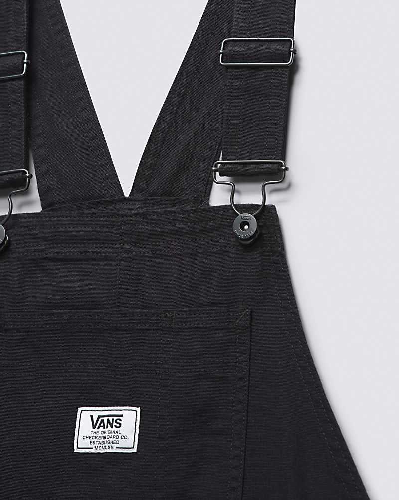 Vans Ground Work Women Overalls Black | DI1-2279