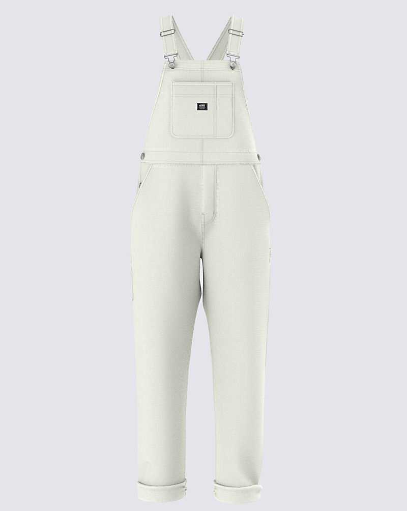 Vans Ground Work Women Overalls White | DG1-2416