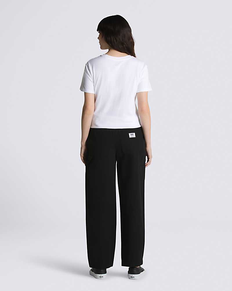 Vans Ground Work Women Pants Black | EU1-1502