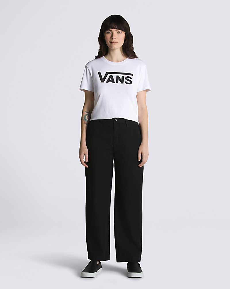 Vans Ground Work Women Pants Black | EU1-1502