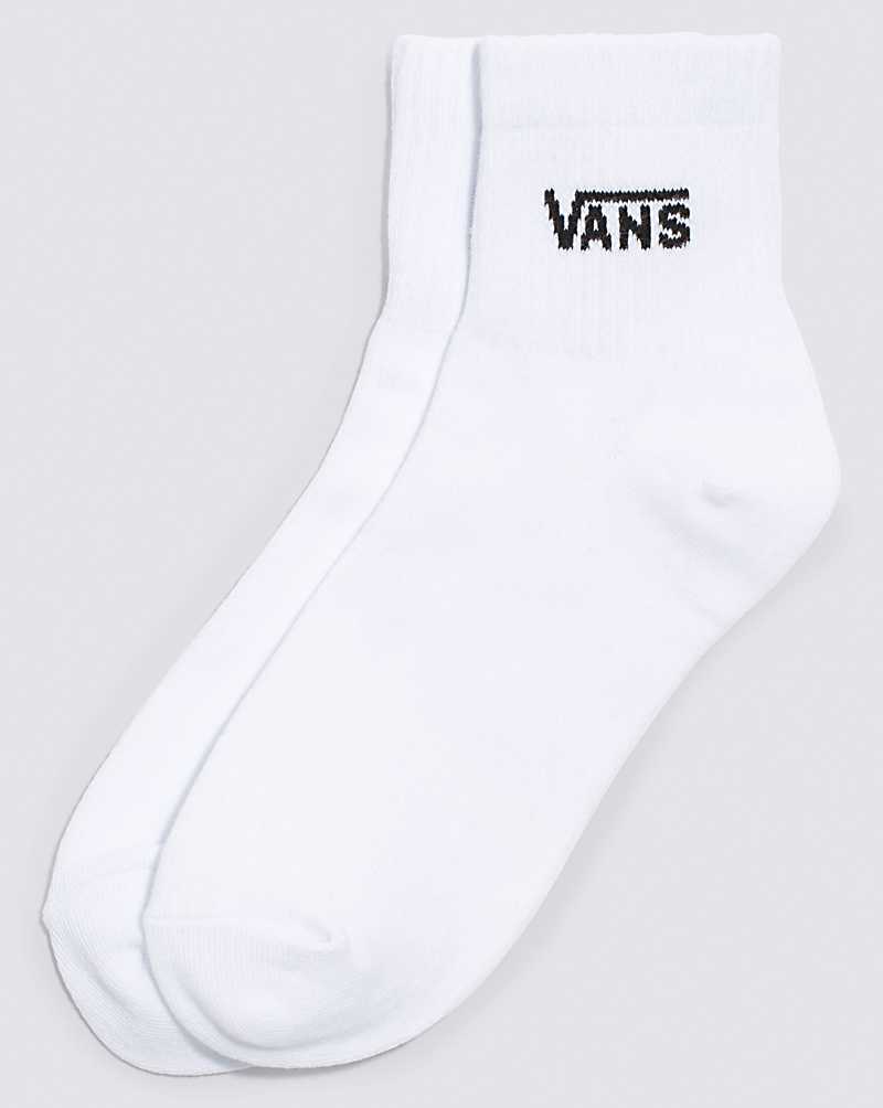 Vans Half Crew 6.5-10 1 Pack Women Socks White | KI1-0282