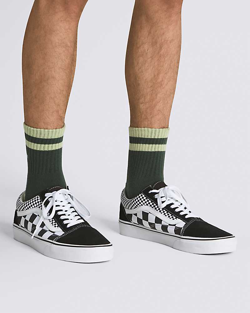 Vans Half Crew Men Socks Deep Green | PU1-7416