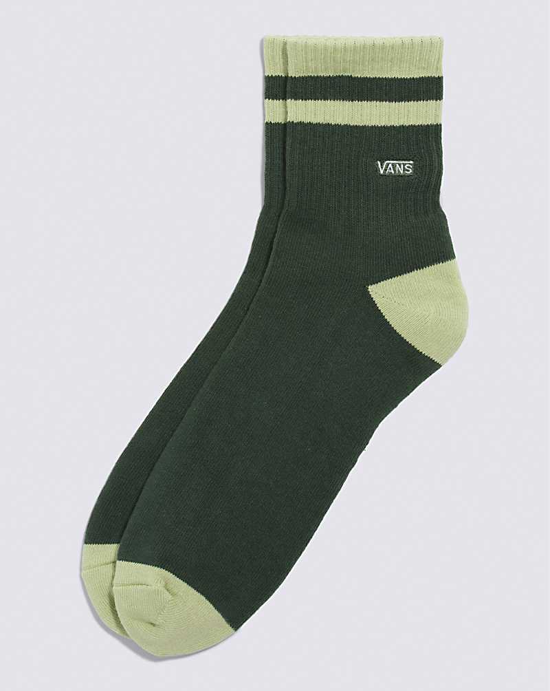 Vans Half Crew Men Socks Deep Green | PU1-7416