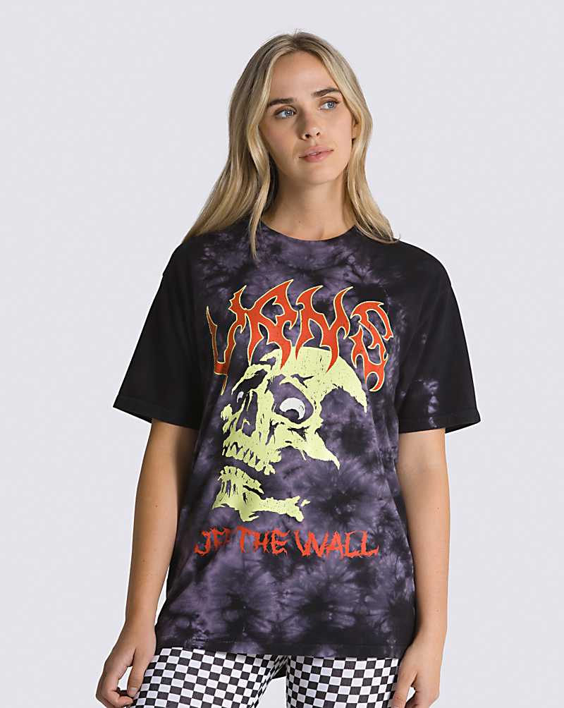 Vans Halloween Glow Men T Shirts Black | YQ1-8354