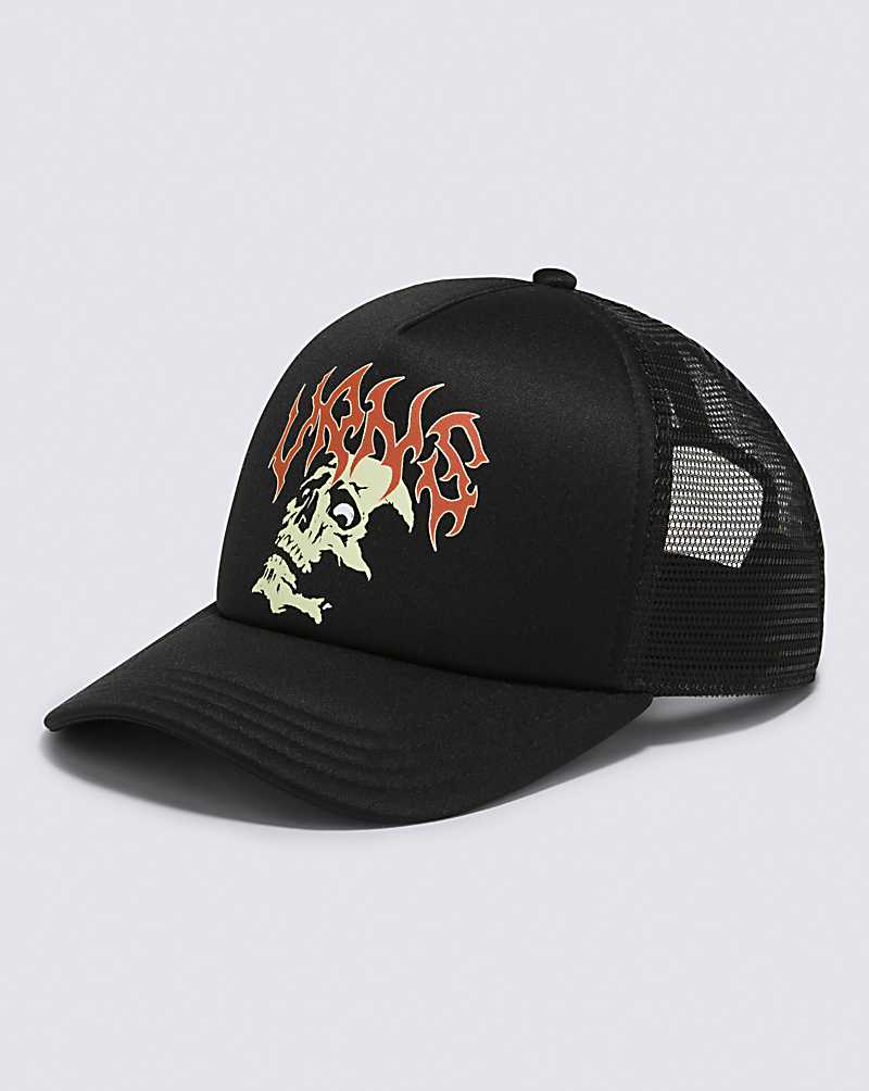 Vans Halloween Trucker Men Hats Black | VI1-3649